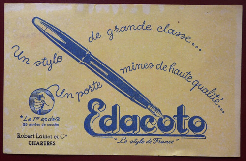 Buvard edacoto stylo - buvard,