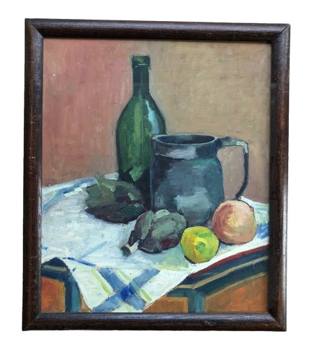 Huile sur panneau nature - sur,