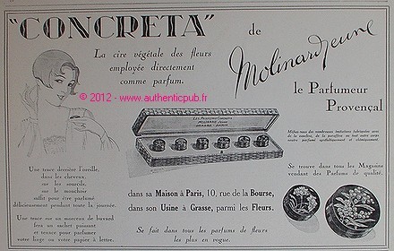 Publicite parfum molinard - parfum,