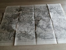 Cartes Etat Major 1913 : Meaux 77