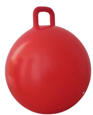 ballon sauteur rouge avec