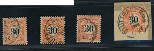 Wurtemberg lot michel numéro - wurtemberg,