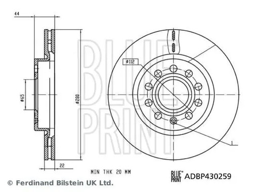 Disque frein essieu - disque,
