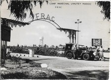 CPSM. MAROC. AÏN HARROUDA. CAMP MARECHAL LYAUTEY. FRAC. VEHICULE MILITAIRE.
