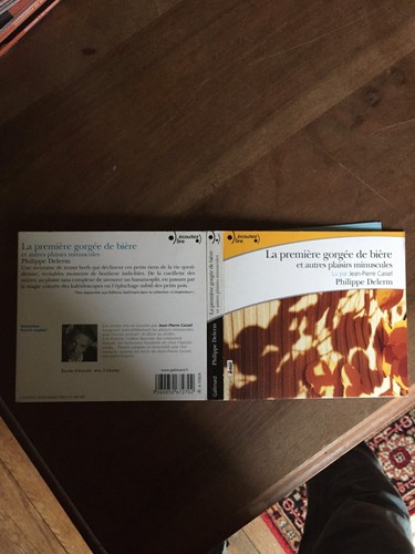 Livre audio philippe delerm - livre,