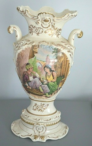 Grand vase porcelaine 1900 - c,