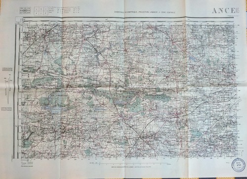 Ancienne carte bretagne - ancienne,