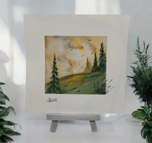 Aquarelle originale sur - originale,