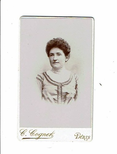 Photographie cdv femme amélie - photographie,