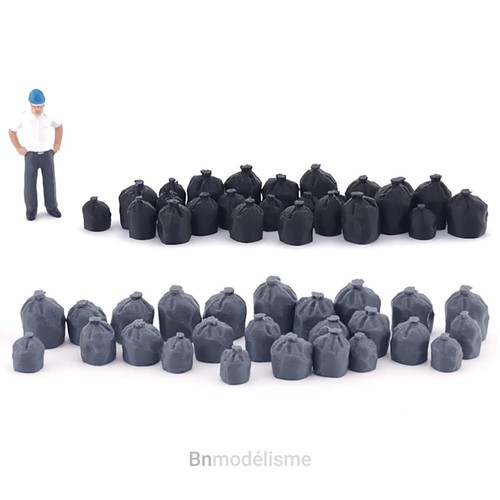 Lot sacs poubelle 1 87 - ho, 1/87