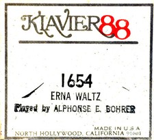 Klavier 88 ERNA WALTZ 1654