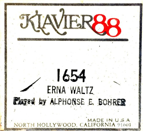 Klavier erna waltz 1654 - klavier,