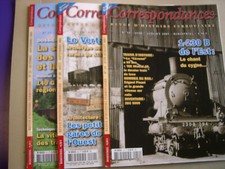 LOT DE 3 REVUES CORRESPONDANCE FERROVIAIRE N°19  20 ET 21             2422