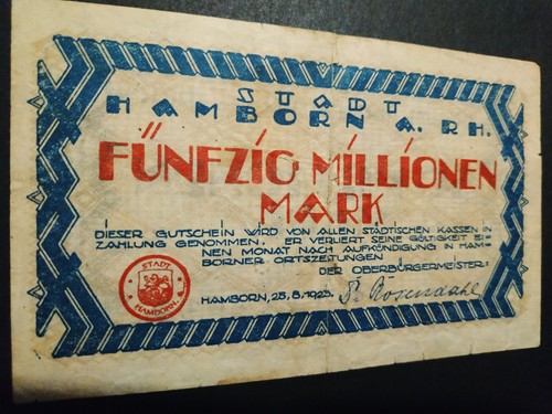 Billet aout 1923 nr - billet,