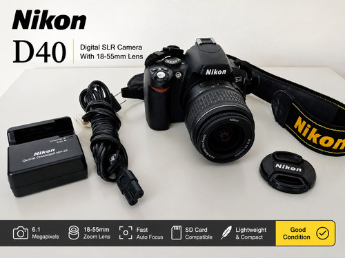 Nikon d40 digital camera - d40,