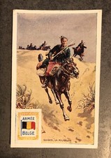 Réf 25 - Chromo Chocolat d' ANNECY - Armée Belge - GUIDES à cheval - BELGIQUE