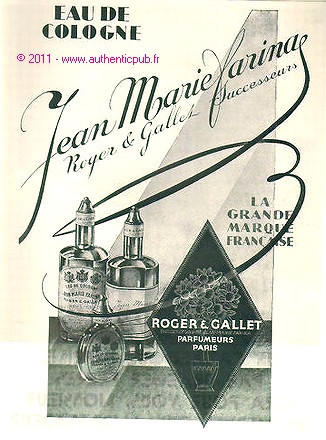 Publicité roger gallet jean - roger,