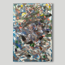 Grande peinture abstraite - grande,