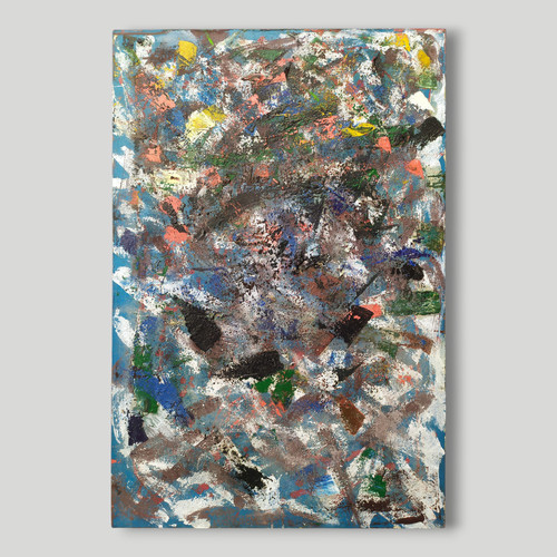 Grande peinture abstraite - peinture,