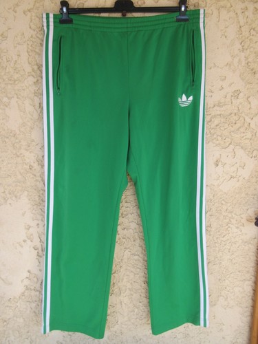 Pantalon adidas vert blanc - adidas,