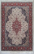 Somptueux Tapis D'orient 124x191cm Noué main hanmade Rug