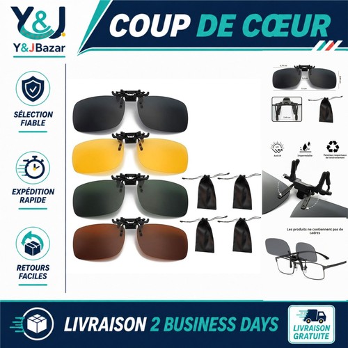 Lunettes soleil clip - de,