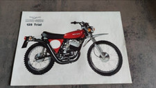MOTO GUZZI 125 trial 1976  prospectus brochure catalogue dépliant  catalog