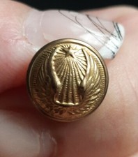 N14N bouton d'uniforme ancien