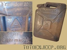 JERRYCAN WH2 GERMAN ALLEMAND