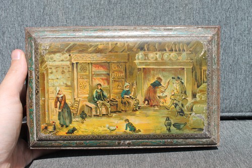 Ancienne boite tôle - boite,