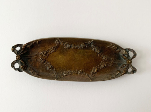 Coupelle bronze patiné à - en,