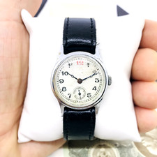 🎖 Rare montre-bracelet rouge 12 Pobeda 1949 4q 15 jewels Victory Soviet Serv...