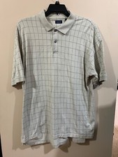 izod golf polo xl Tan Checked 