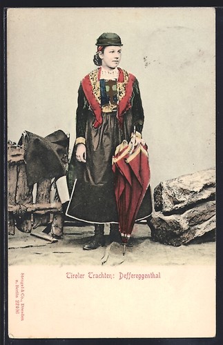 Defereggenthal jeune femme en - defereggenthal,,