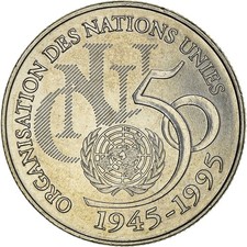 Monnaie, France, ONU, 5