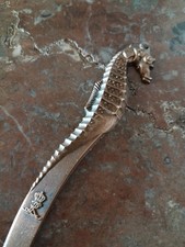 Coupe Papier Décor d'un Hippocampe en Bronze