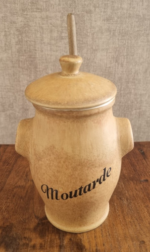 Pot moutarde céramique - pot, à