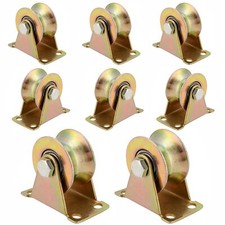8 Pcs Poulie Simple pour de Levage Mouflage - Rail Roulette Portail Coulissan...