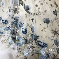 Tissu En Dentelle Florale