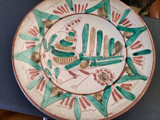 rare poterie roumaine signer Colibaba / Céramique Polychrome Décor Zoomorphe