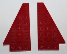Lego Star Wars Dark Red Wedge Plate ref 3933 3934 set 4482 7143 Jedi Starfighter