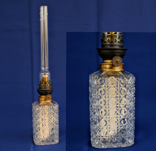 Baccarat lampe pétrole - baccarat, à