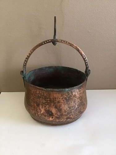 Ancien chaudron cuivre de - en,