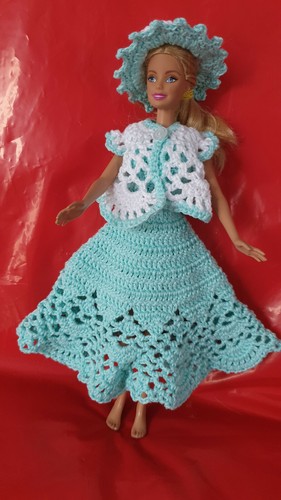 Robe barbie crochet fait - crochet,