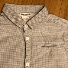Cyrillus chemise à petits carreaux gris et blanc en TBE - Taille 36 mois / 94 cm