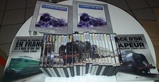 LA PASSION DES TRAINS COLLECTION LOT  25 DVD DONT 13 SCELLE 2 LIVRES 2 CLASSEURS