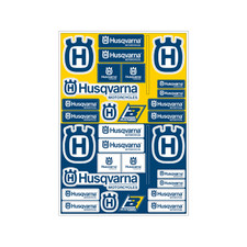 Planche de stickers BLACKBIRD PVC - Husqvarna