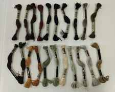 DMC Lot 21 pcs Fil mouliné