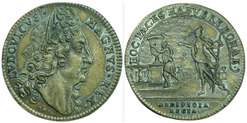 Jeton nuremberg louis xiv - jeton, ,