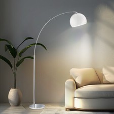 Lampe Sur Pied Bogen Lampe De Lecture Blanche Pour Le Salon H 180 Cm